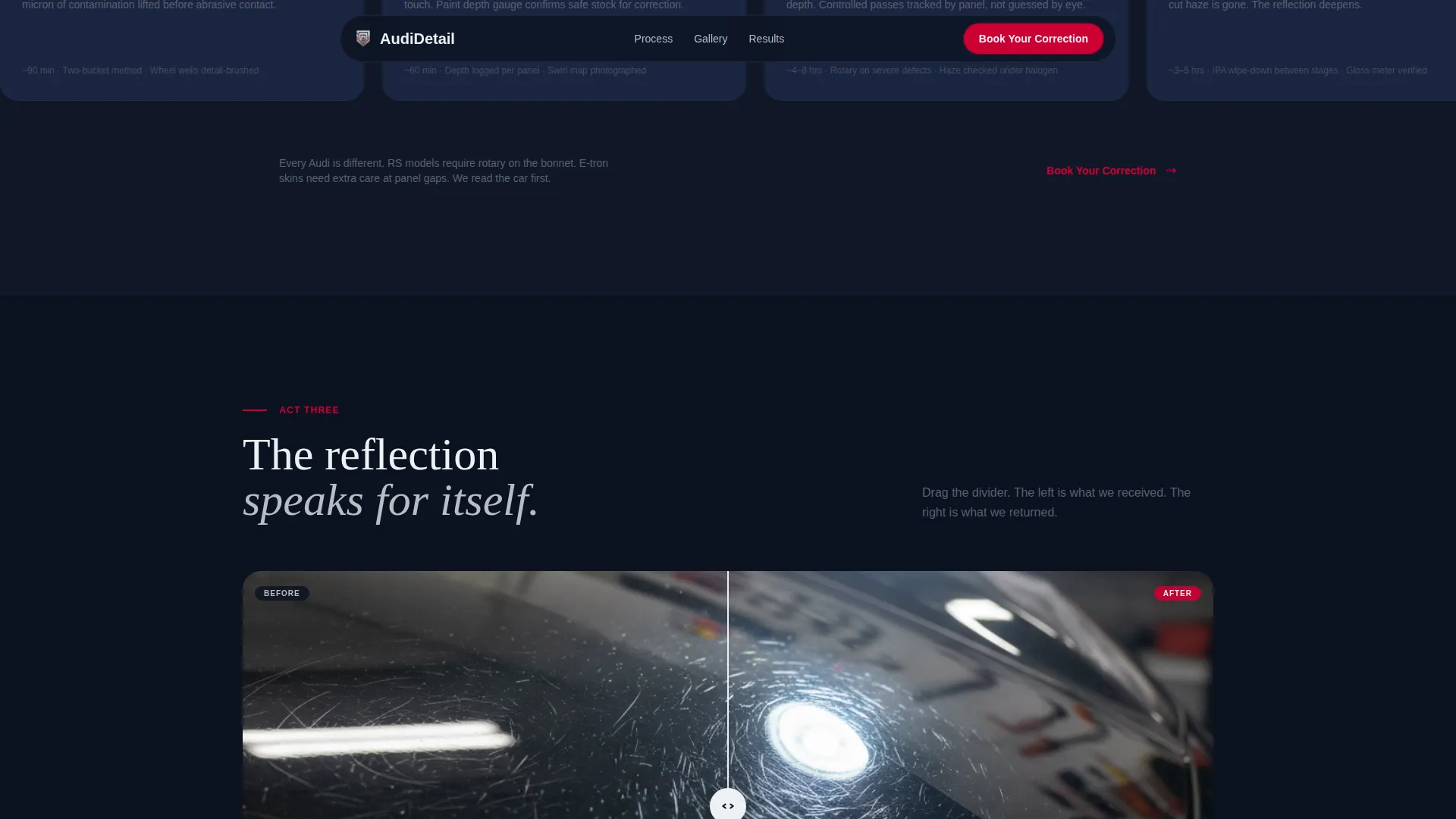 Detailing | Free Website Template | Rocket