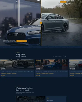 Audi Insurance | Free Website Template | Rocket