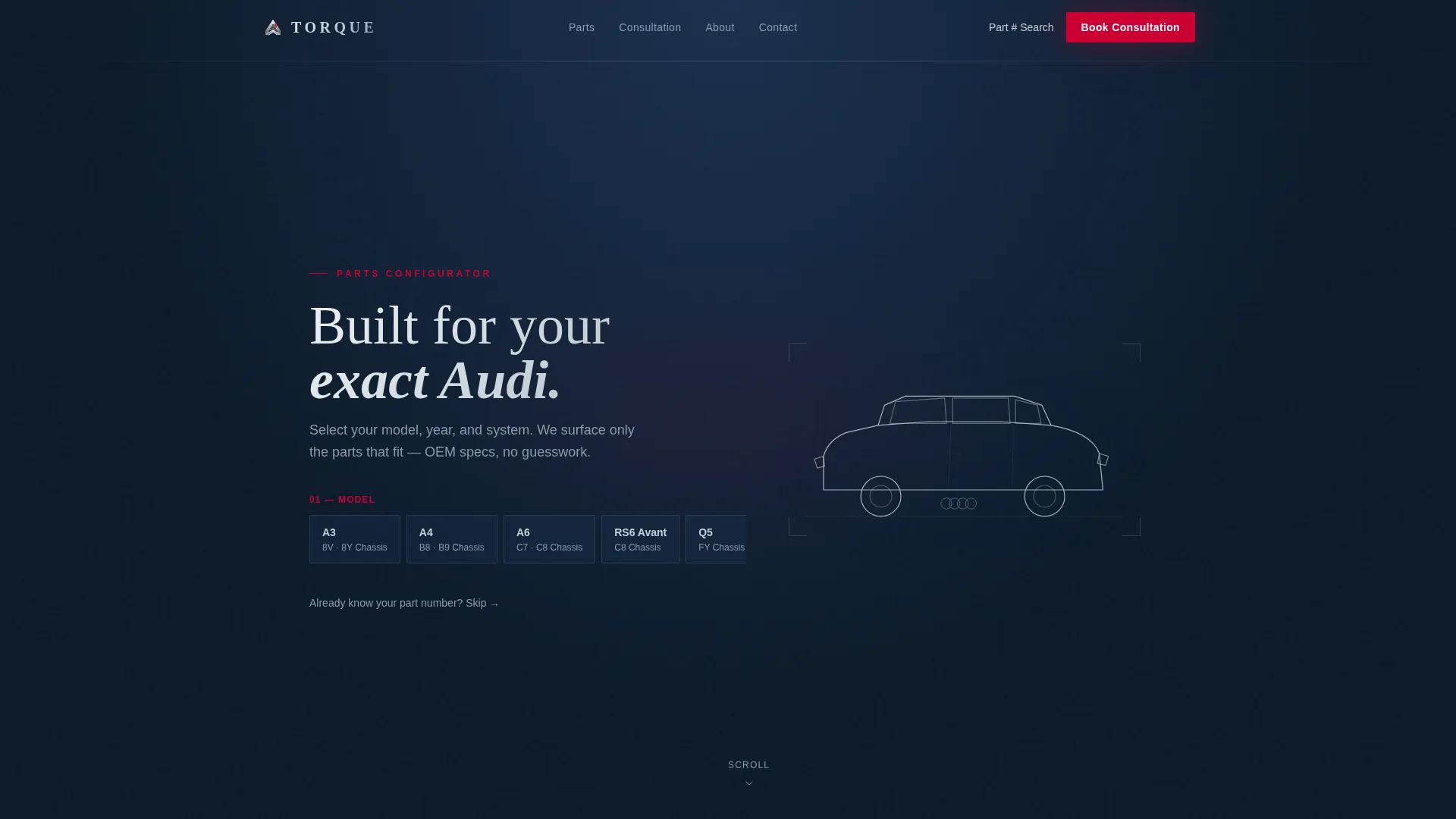 Authorized Audi Service | Free Website Template | Rocket