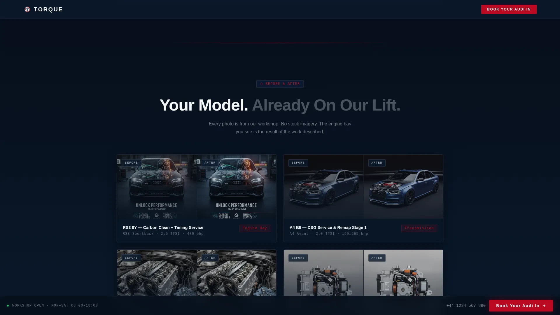 Audi | Free Website Template | Rocket