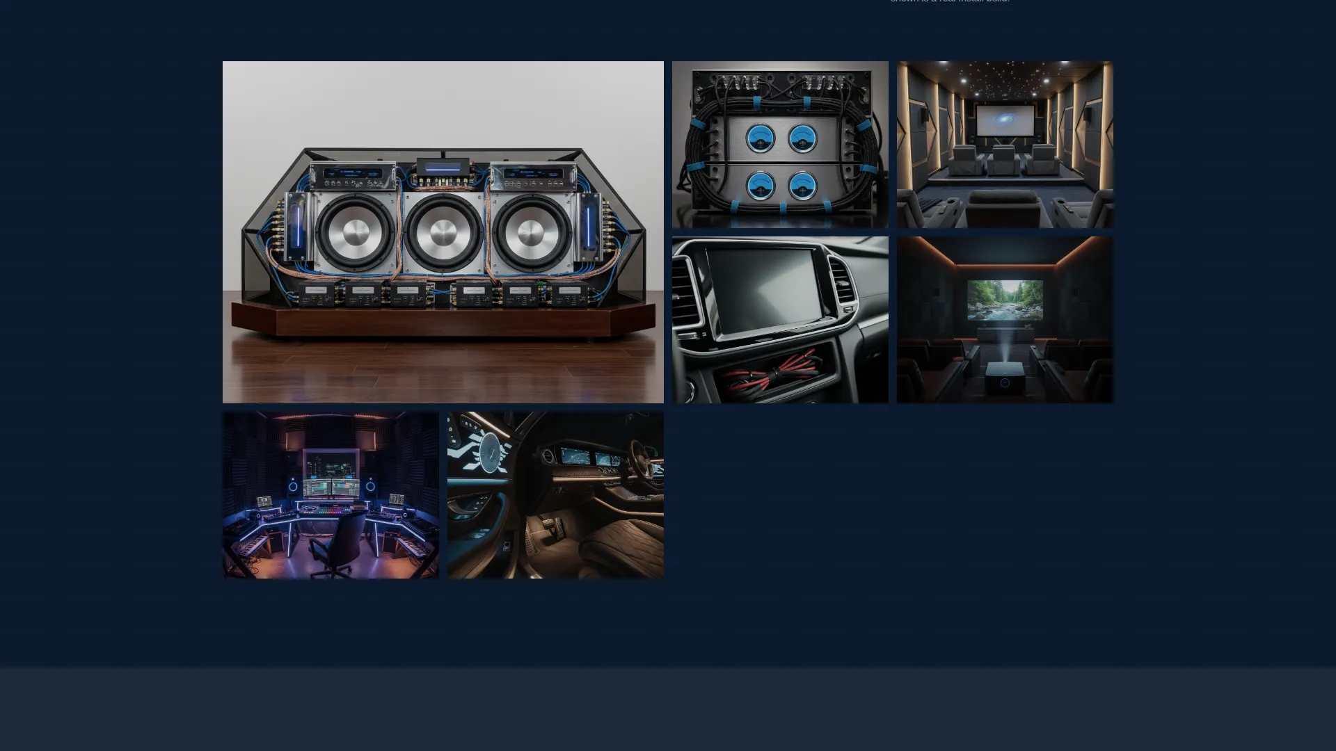 Elite Audio & Electronics Installer Landing Page
