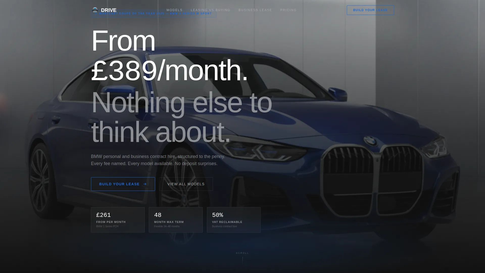 BMW | Free Website Template | Rocket