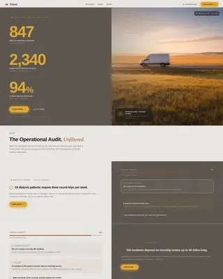 Transportation Government Professional Website Template