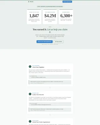 Military & Defense Booking Website Template