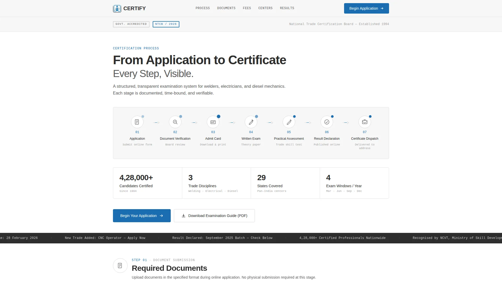 Education Department Education Website Template