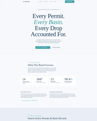 Land & Environmental Agency Booking Website Template