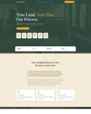 Local Regulatory & Licensing Professional Website Template