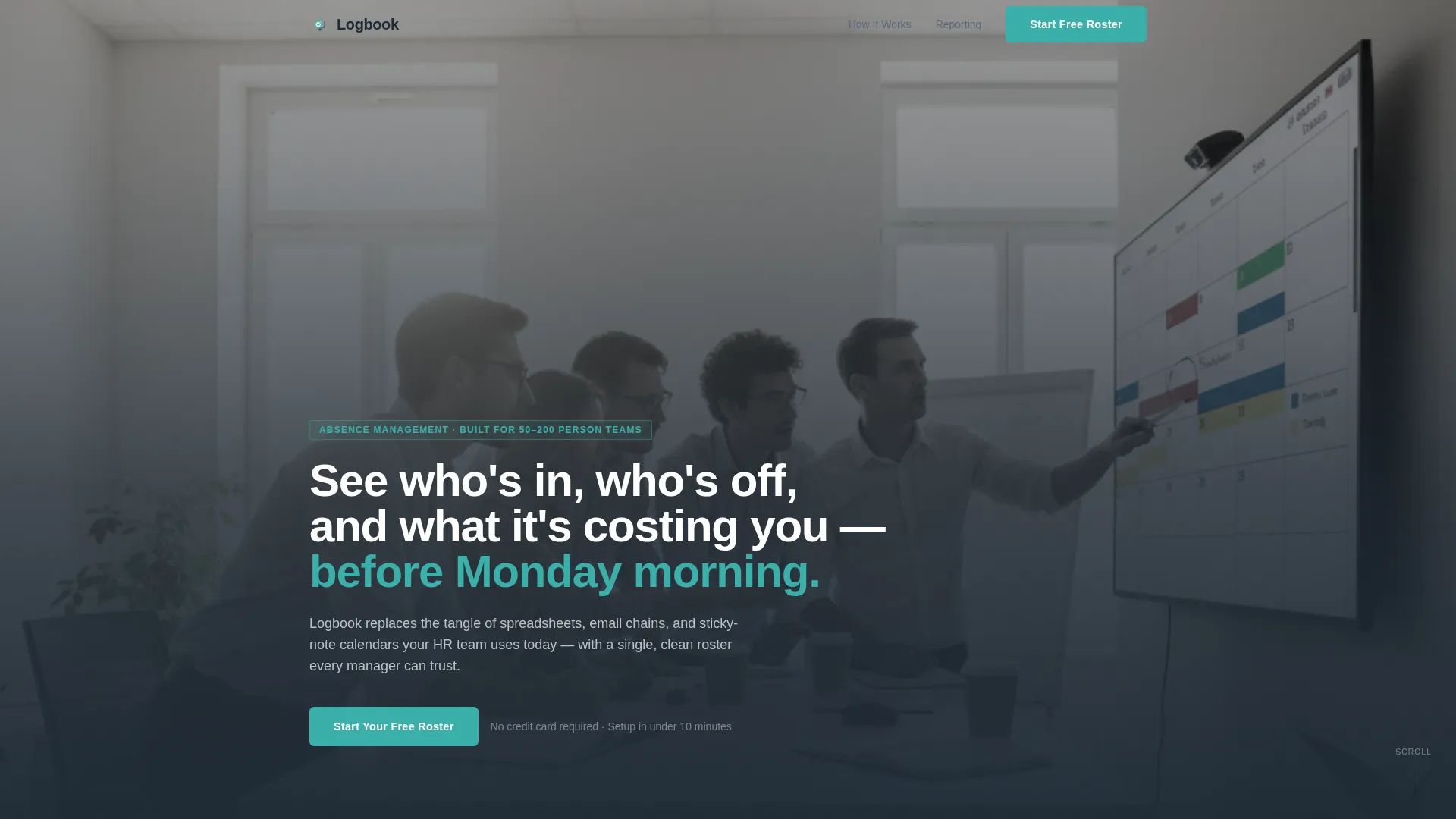 Time & Attendance Professional Website Template