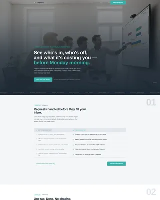 Time & Attendance Professional Website Template