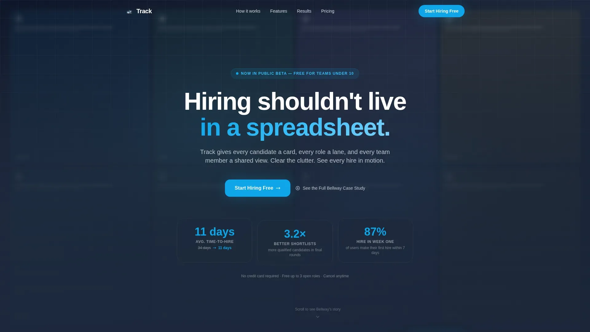Applicant Tracking Landing Page Template