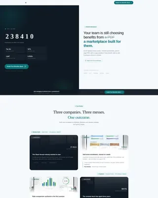 Payroll & Benefits Platform Portfolio Website Template