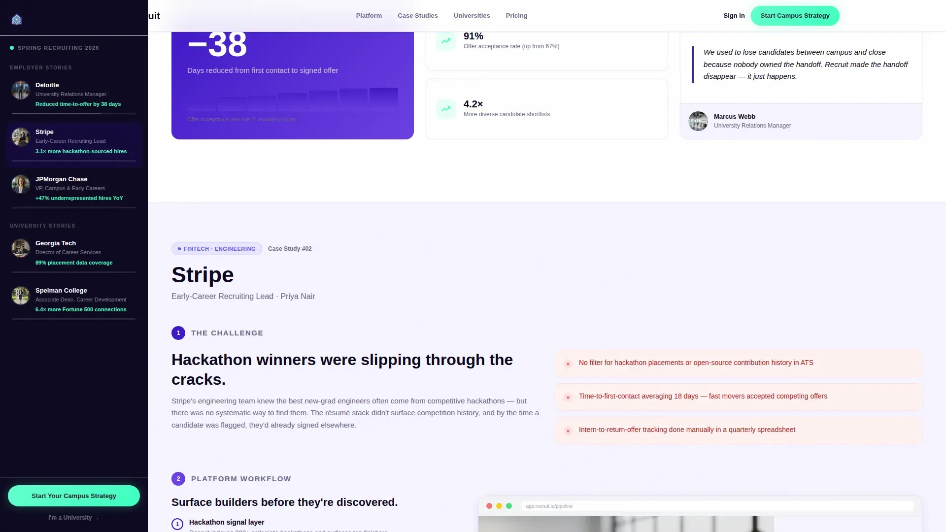 Recruiting & Staffing Agency Careers Website Template