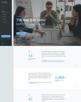 Career Assessment Landing Page Template