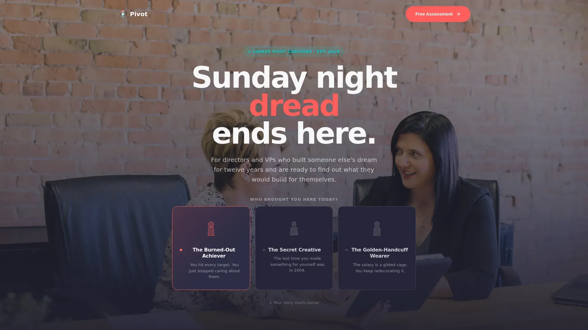 Outplacement & Career Transition Careers Website Template