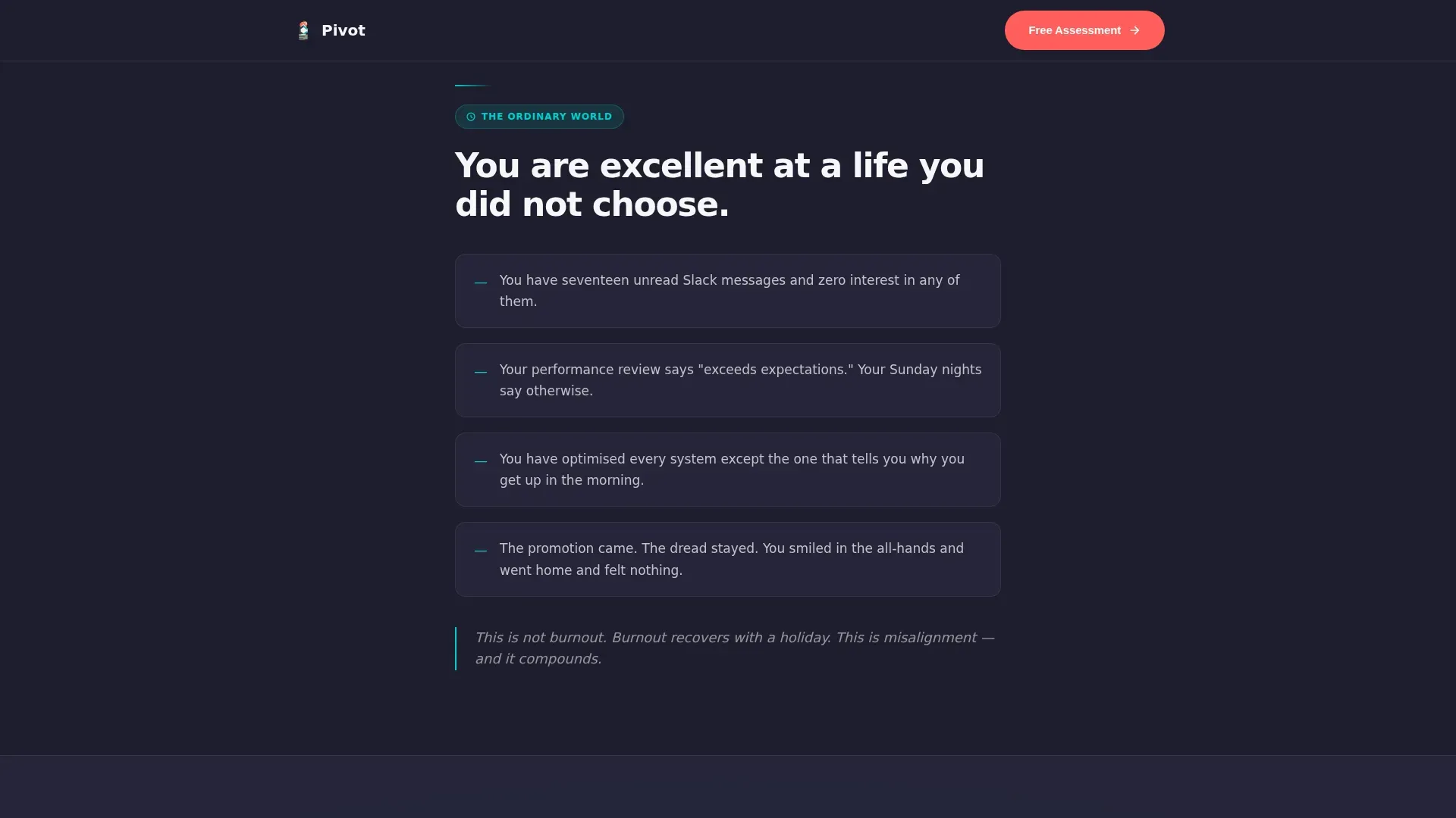Outplacement & Career Transition Careers Website Template