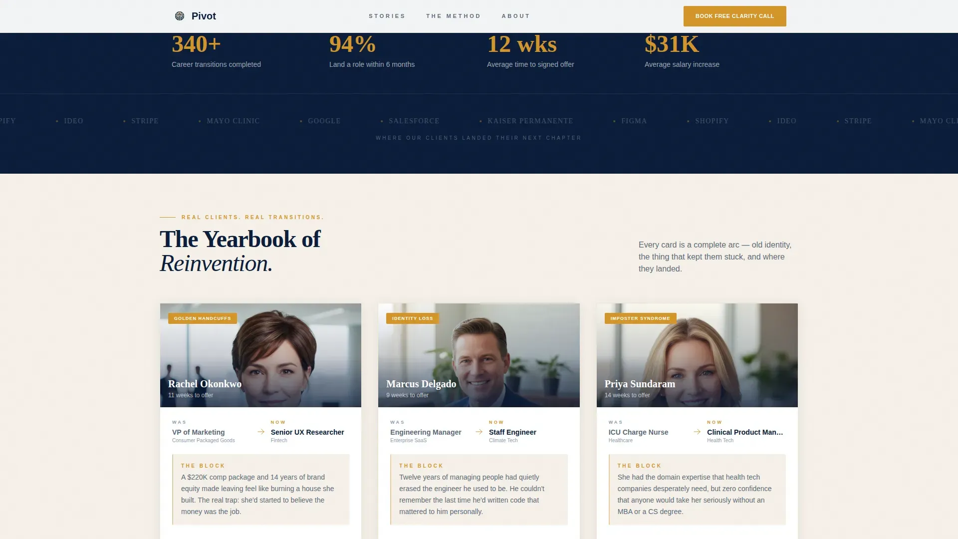 Professional Development Landing Page Template