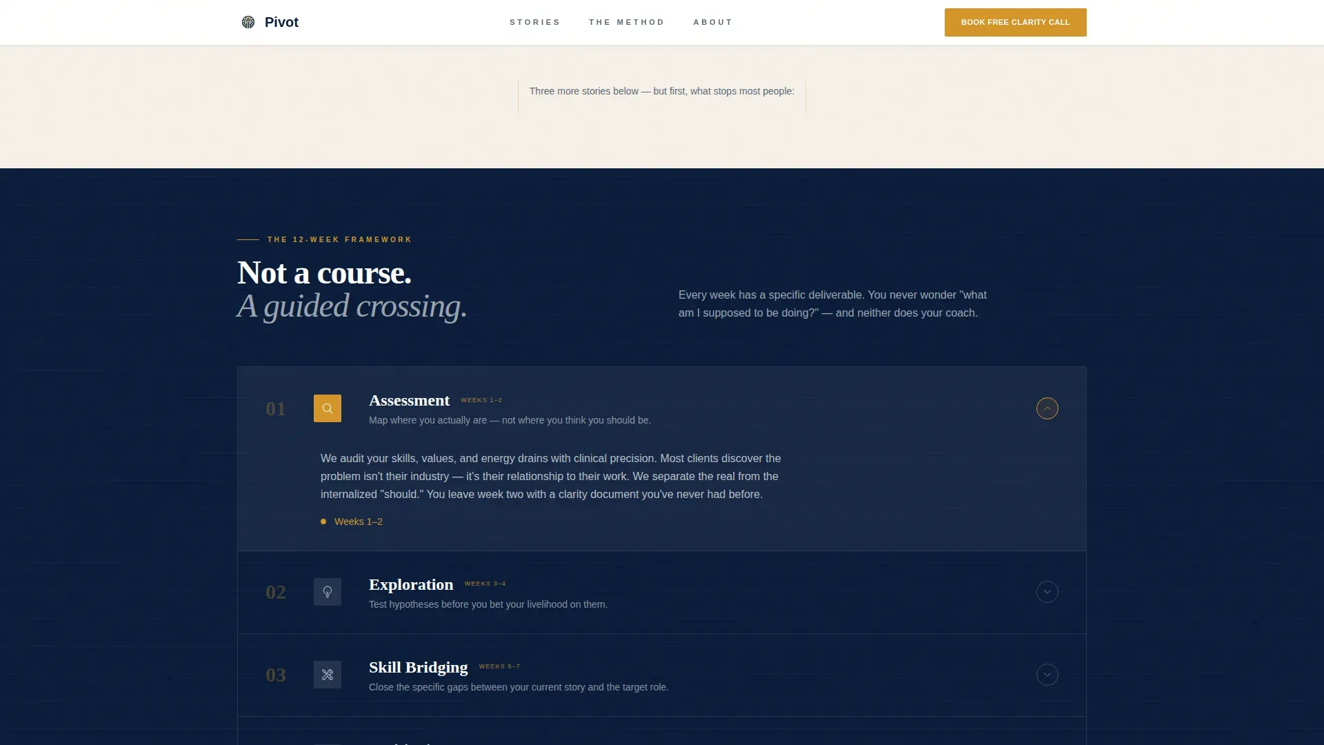 Professional Development Landing Page Template