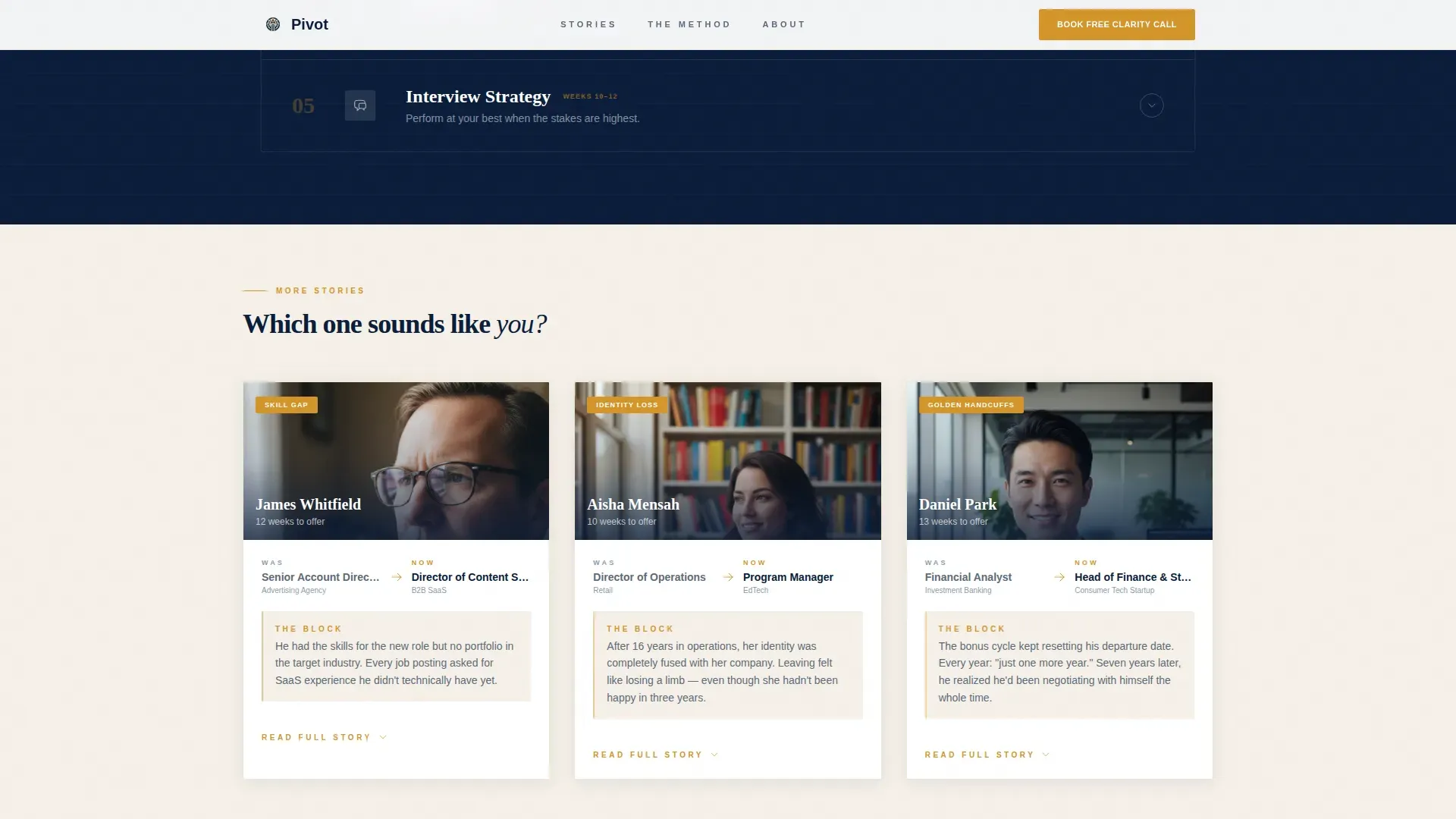 Professional Development Landing Page Template