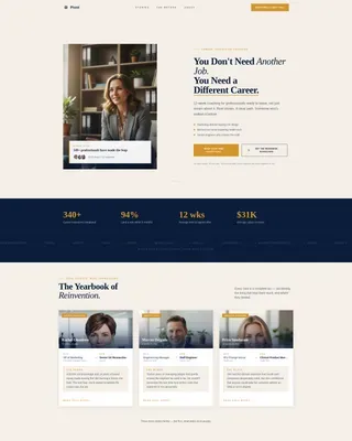 Professional Development Landing Page Template