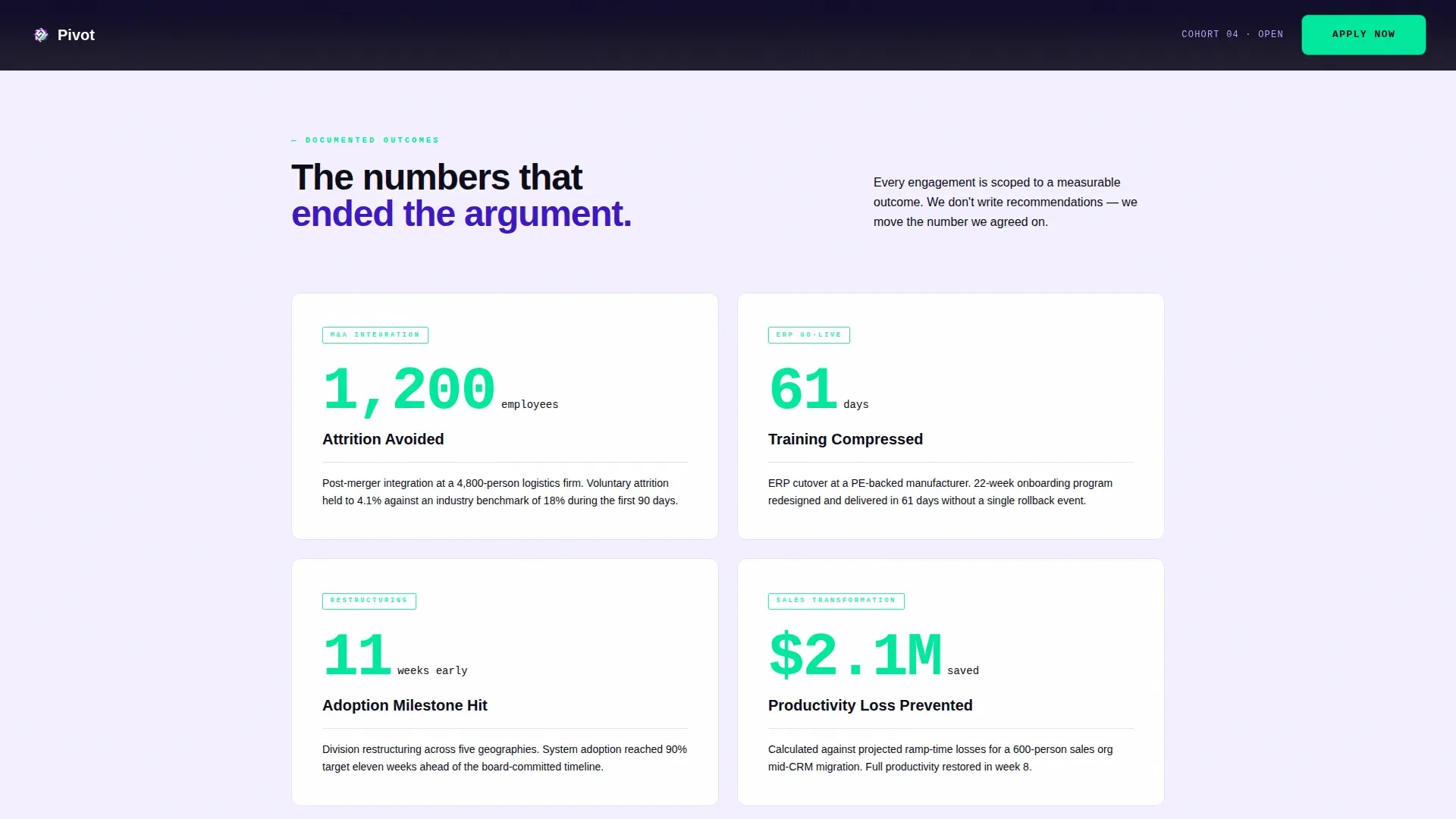 Change Management Recruitment | Free Website Template | Rocket