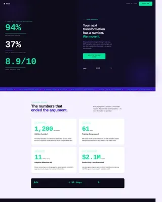 Change Management Recruitment | Free Website Template | Rocket