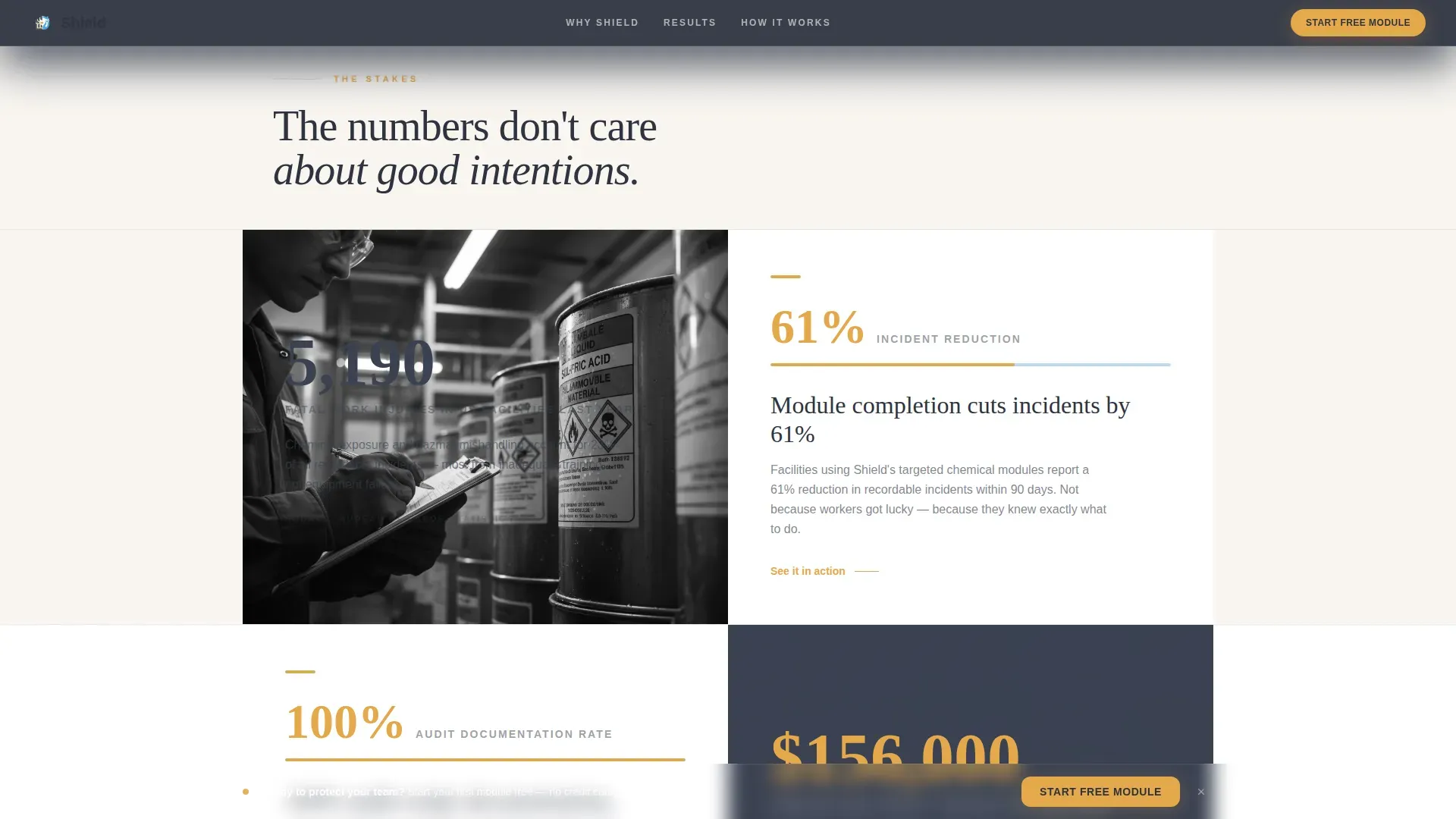Proven Chemical Safety | Free Website Template | Rocket