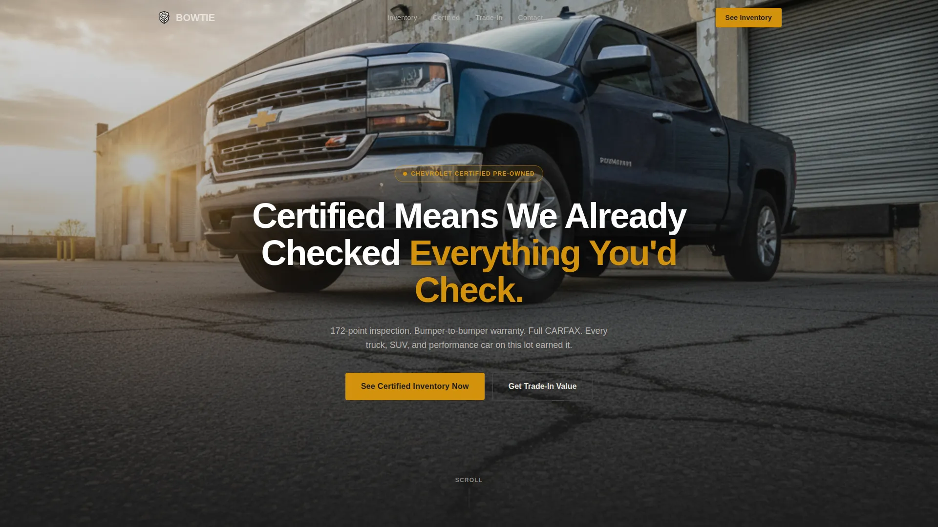 Dealer | Free Website Template | Rocket