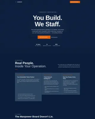 Recruitment & Hiring Specialist Booking Website Template