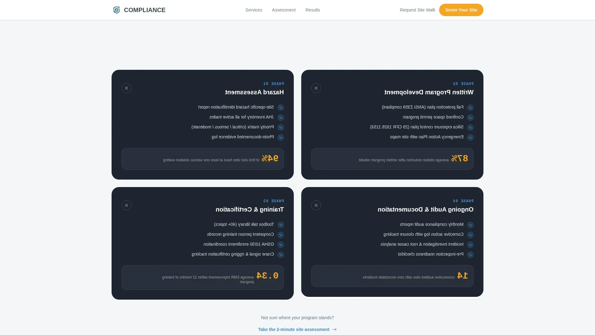 Certified Construction Safety | Free Website Template | Rocket