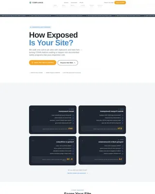 Certified Construction Safety | Free Website Template | Rocket