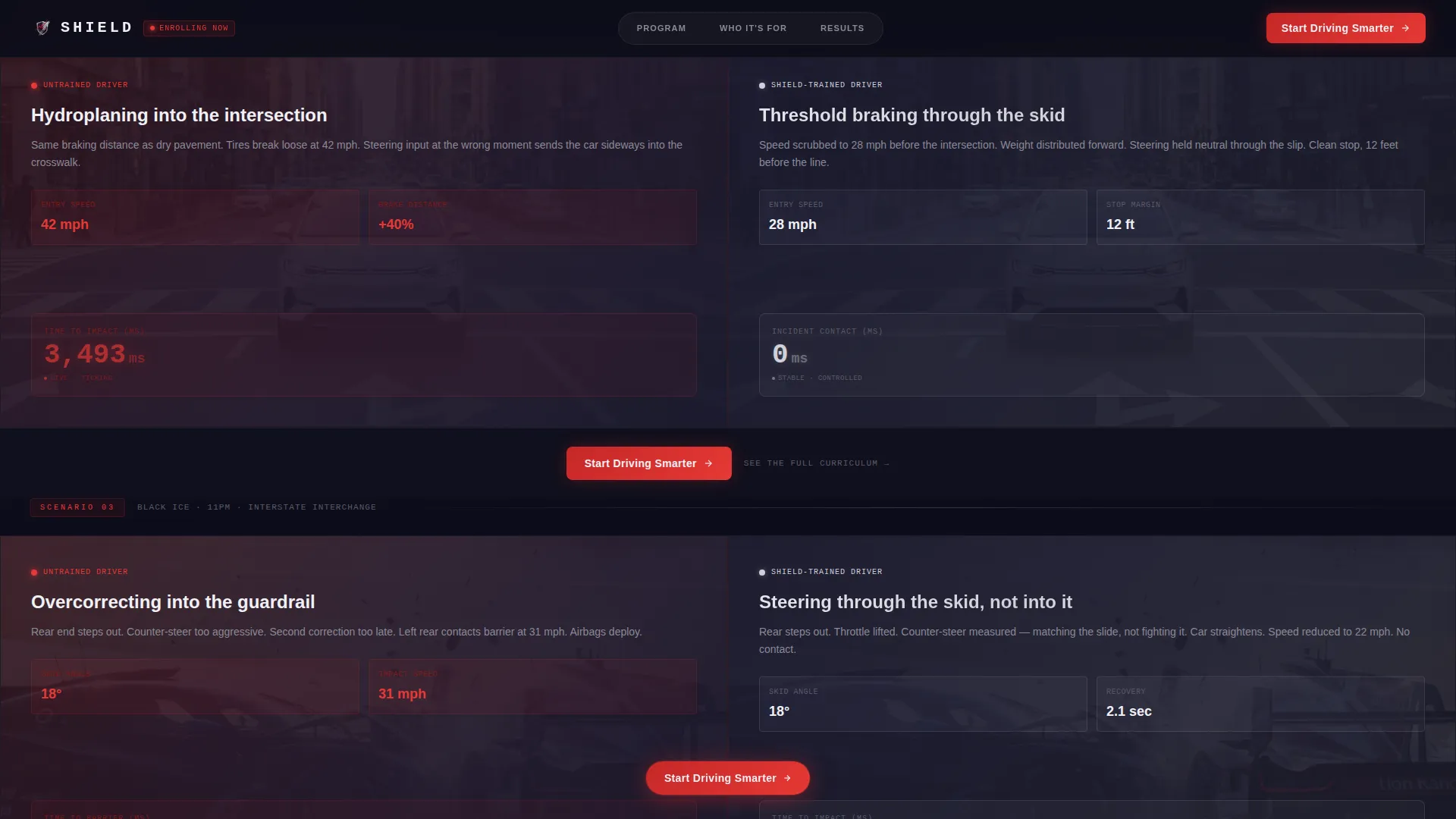 Defensive Driving Landing Page Template