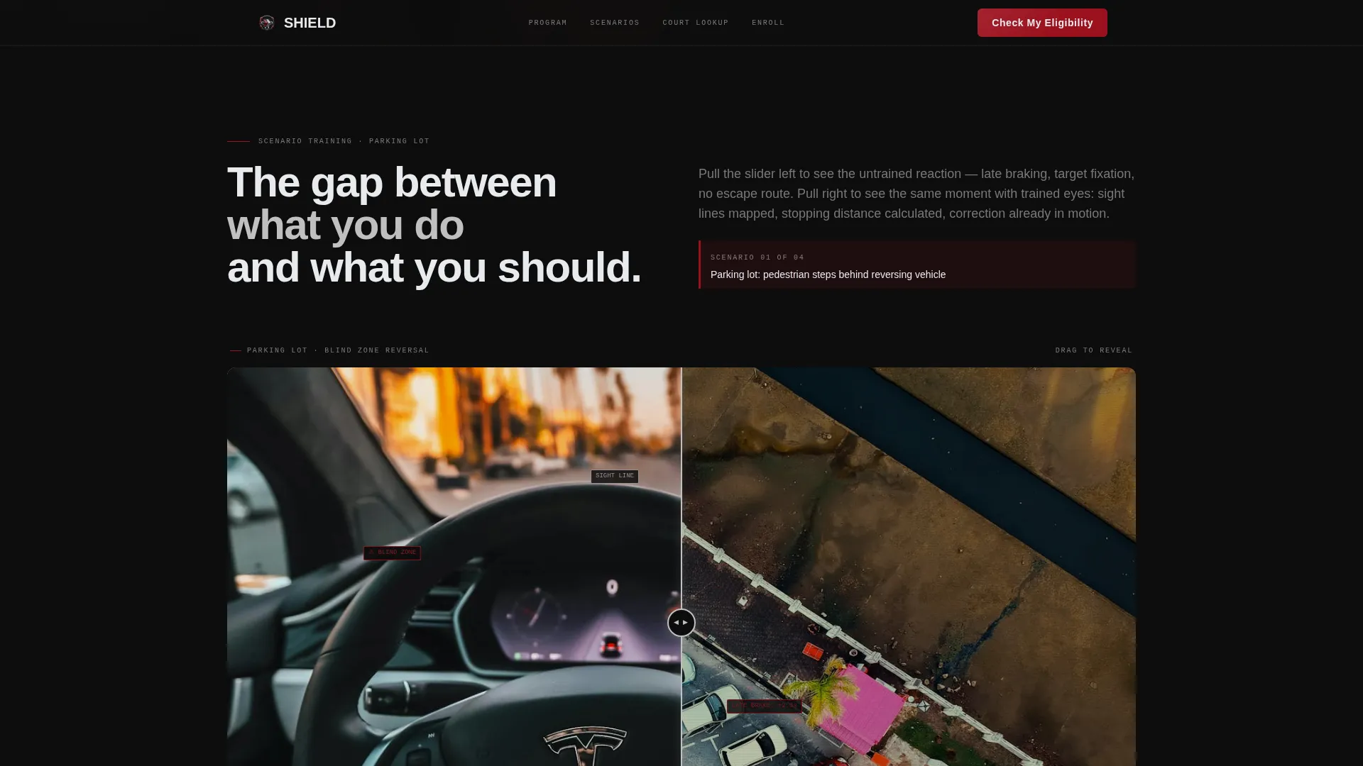 Defensive Driving Course Landing Page Template