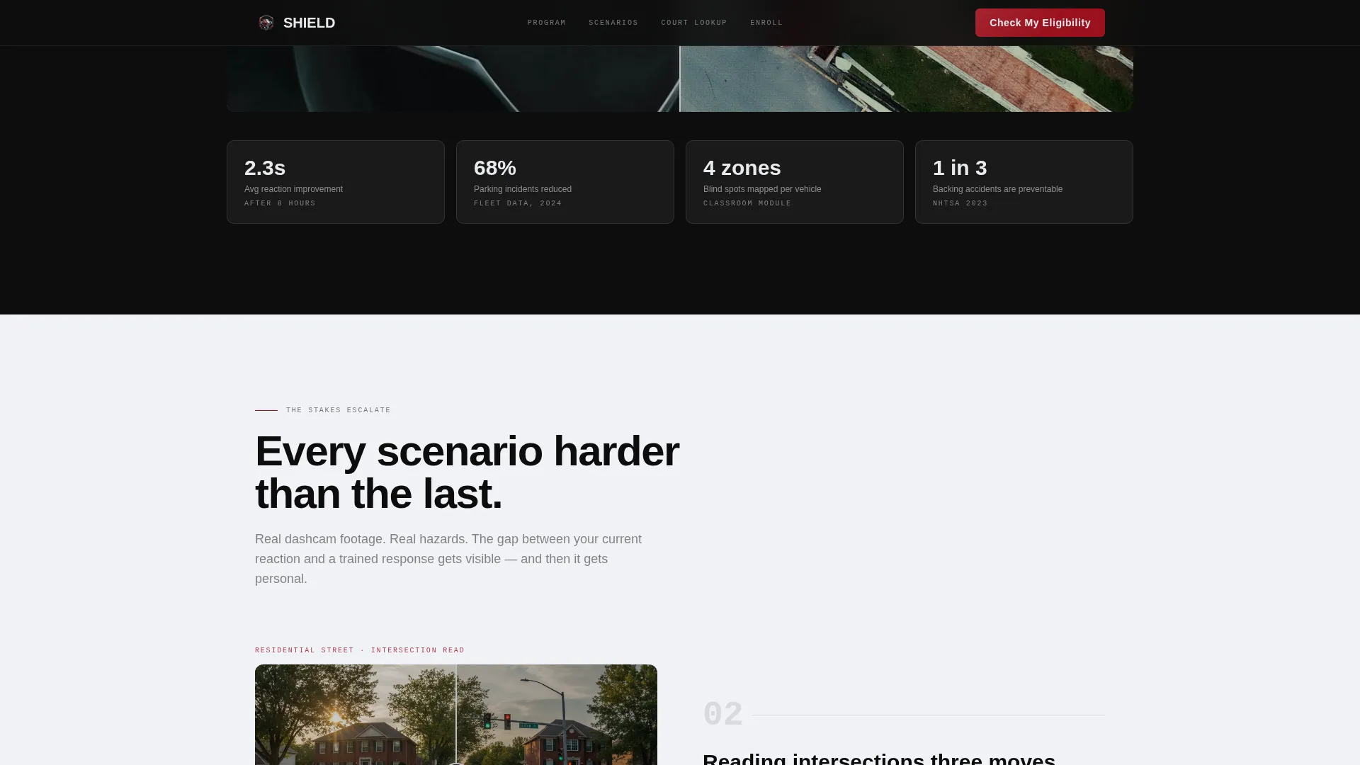 Defensive Driving Course Landing Page Template