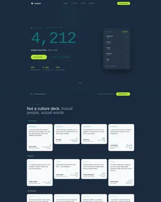 Corporate Precision Employer Branding Landing Page