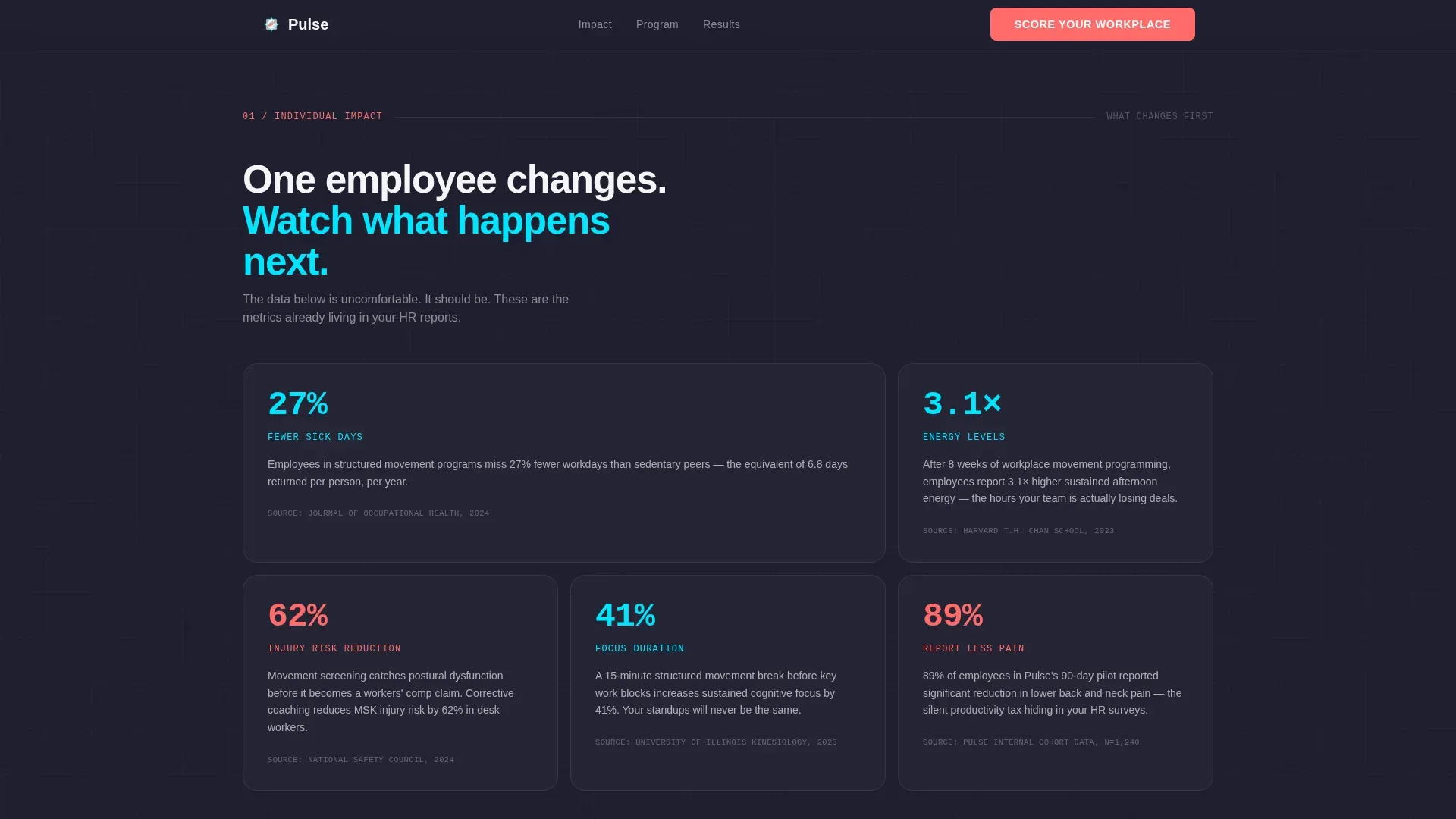 Employee Wellness & Benefits Booking Website Template