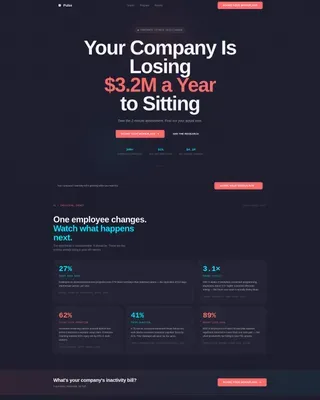 Employee Wellness & Benefits Booking Website Template