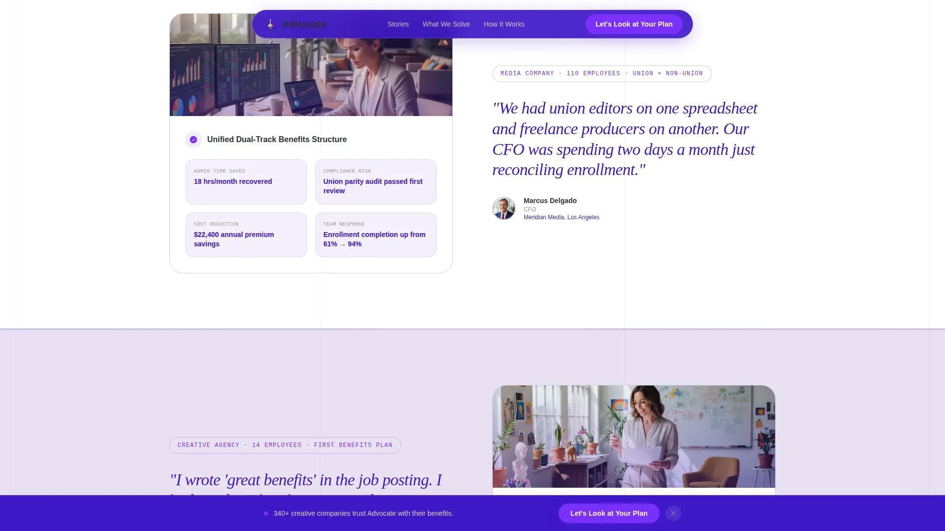 Creative Benefits Consultancy | Free Website Template | Rocket
