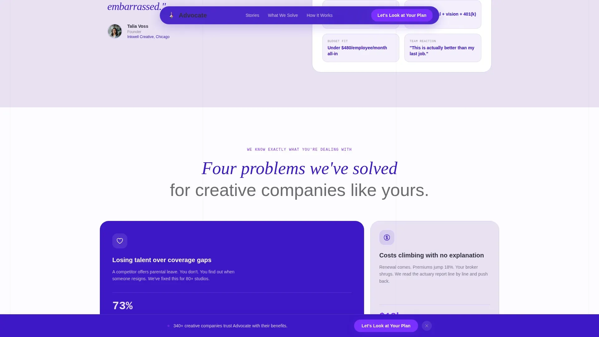 Creative Benefits Consultancy | Free Website Template | Rocket