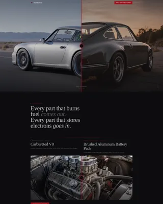EV Conversion & Retrofit Shop Landing Page Template