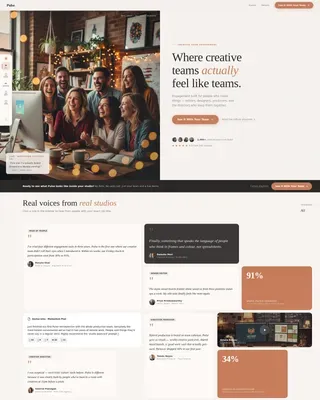 Team Engagement Platform | Free Website Template | Rocket