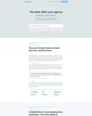 Streamlined Agency Talent | Free Website Template | Rocket