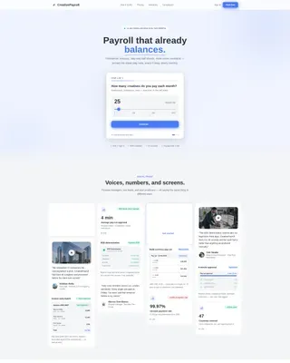 Freelancer Payroll | Free Website Template | Rocket