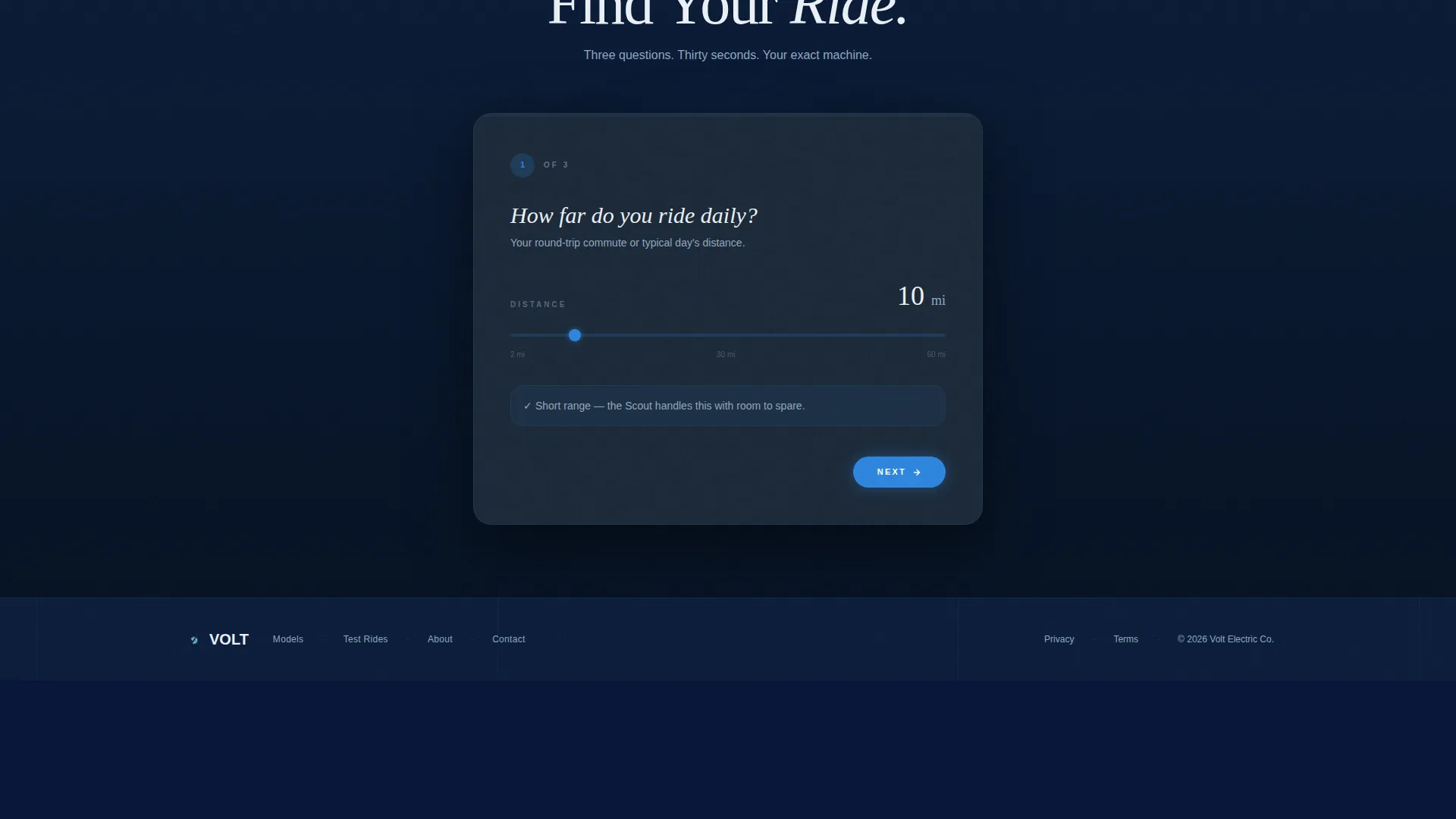 Electric Bike & Scooter Lead Gen Landing Page Template