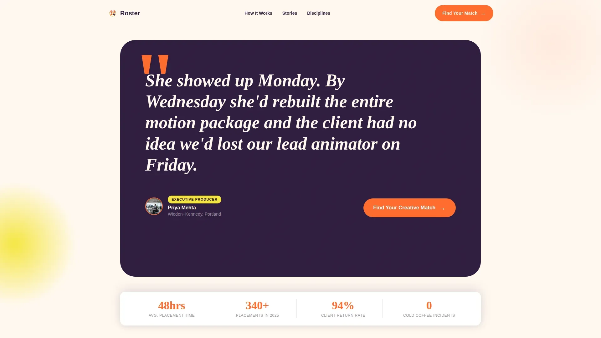 Creative Staffing | Free Website Template | Rocket