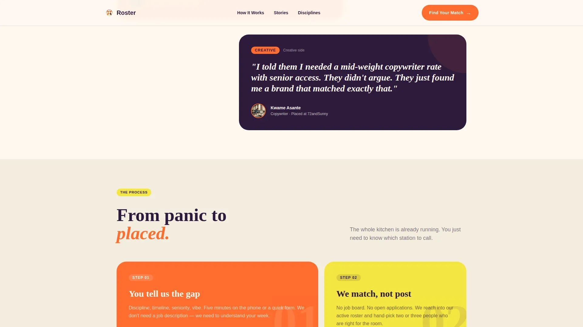 Creative Staffing | Free Website Template | Rocket