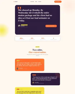 Creative Staffing | Free Website Template | Rocket