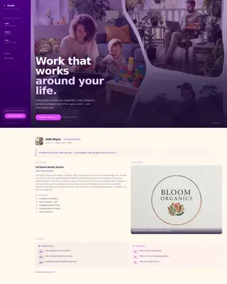 Creative Freelance Marketplace Landing Page Template