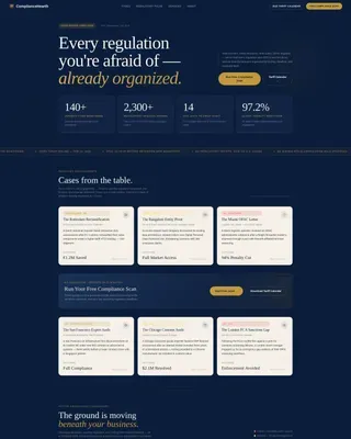 Cross-Border Compliance | Free Website Template | Rocket