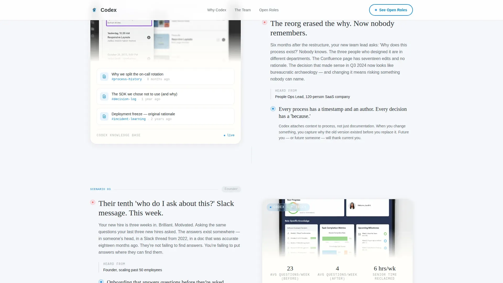 Institutional Knowledge Capture Recruitment Landing Page Template