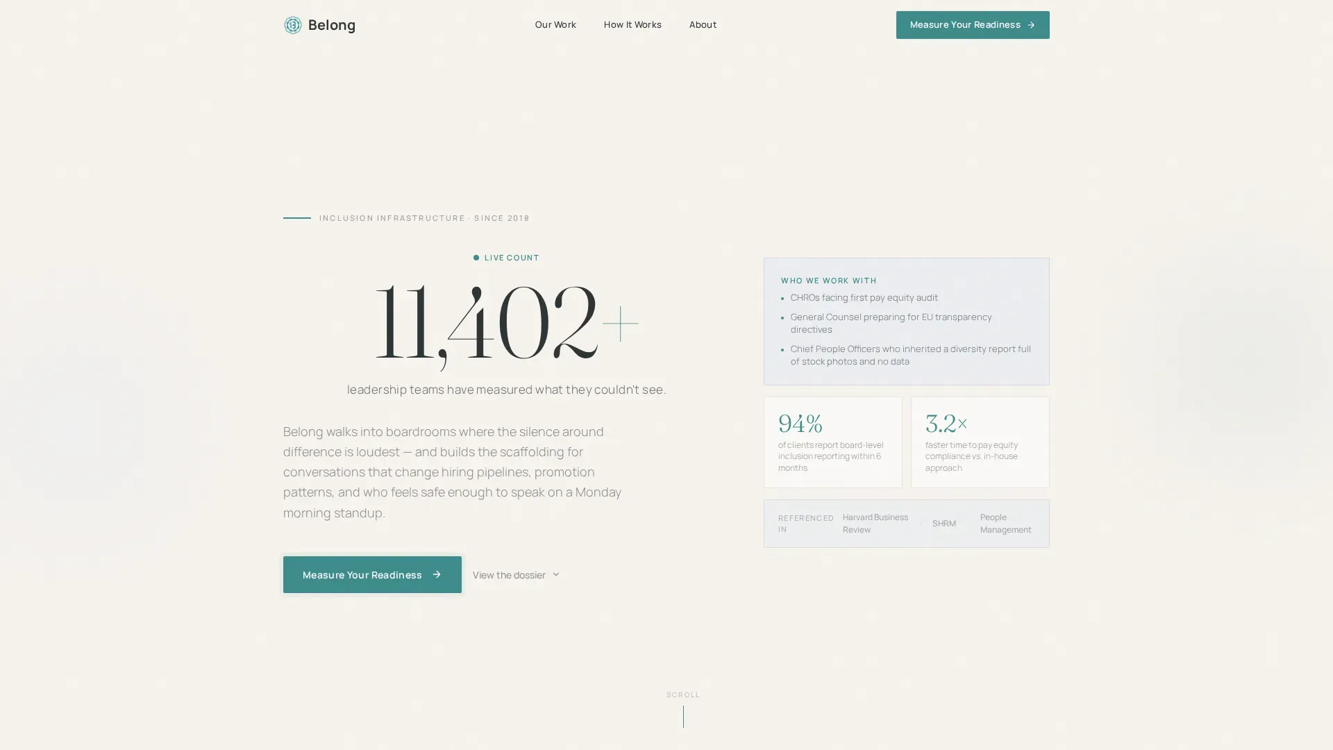 DEI Consulting Landing Page Template | Corporate Precision